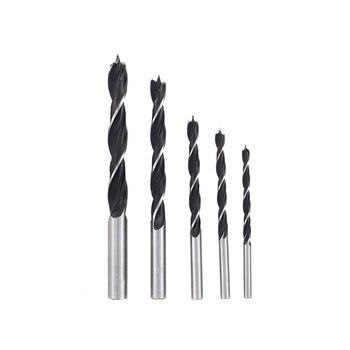 Set burghie pentru lemn de 5 piese 4-10mm, Geko, G38100 Set burghie pentru lemn de 5 piese 4-10mm, Geko, G38100