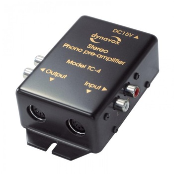 Preamplificator Phono Dynavox TC-4, negru Preamplificator Phono Dynavox TC-4, negru