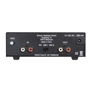 Dynavox TC-750 Preamplificatore Phono Per Testine MM – Alimentazione Esterna, Basso Rumore – Colore Nero