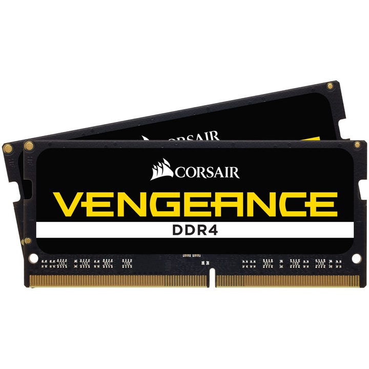 Memorie Laptop Corsair Vengeance, 32GB(2x16GB) DDR4, 3200MHz CL22, Dual Channel Kit