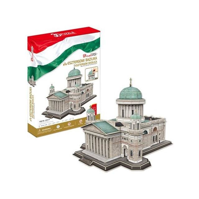 Puzzle CubicFun Bazilica din Esztergom 3D puzzle set 111 piese