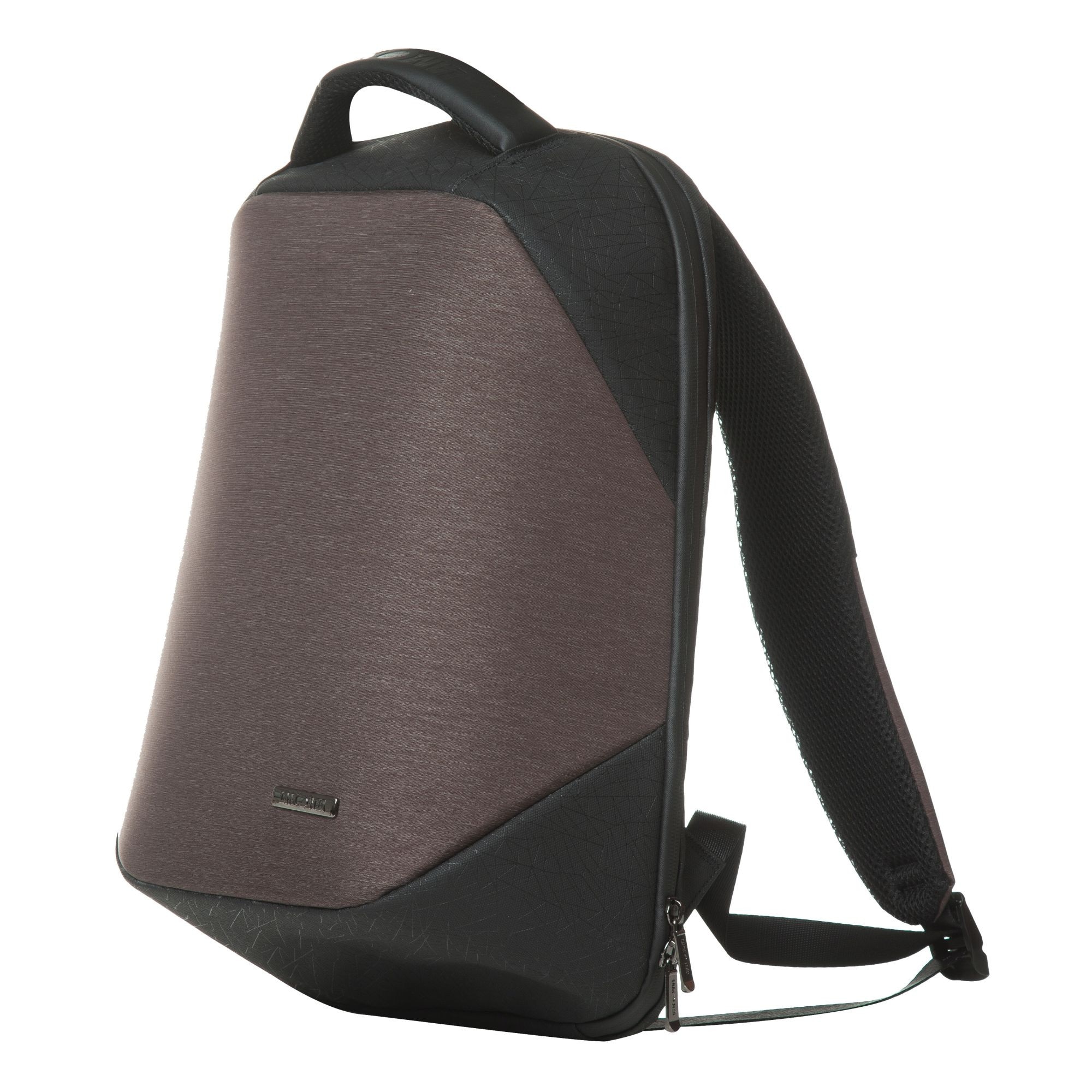 Rucsac laptop 15 inch si USB Lamonza Anchor 44x30x14 cm, maro / negru