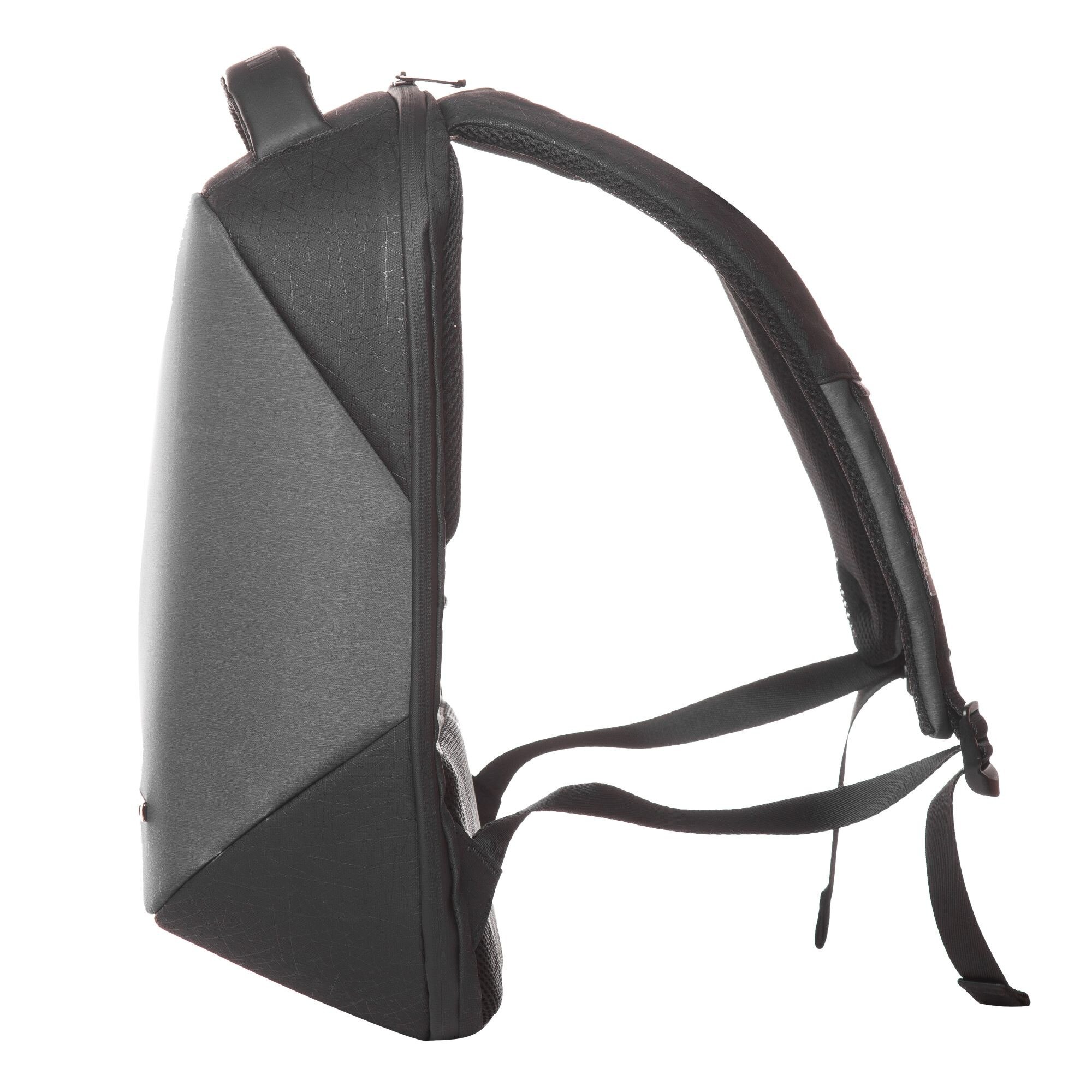 Rucsac laptop 15 inch Lamonza Anchor 44x30x14 cm, gri / negru
