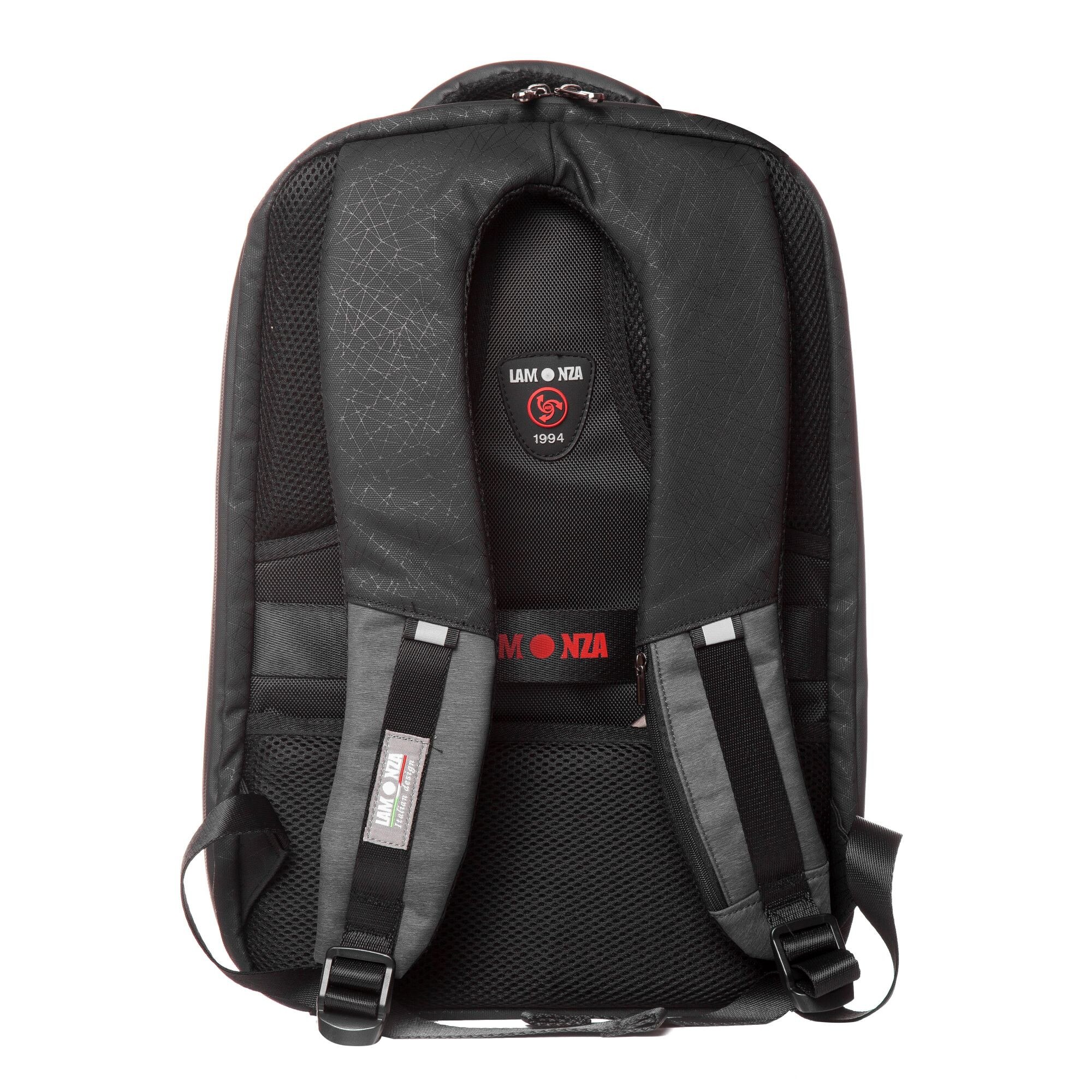 Rucsac laptop 15 inch Lamonza Anchor 44x30x14 cm, gri / negru