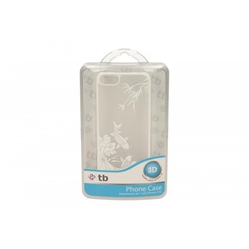 Husa de protectie TB pentru Apple iPhone 5/5S/SE, Model Peste Koi, Alb Husa de protectie TB pentru Apple iPhone 5/5S/SE, Model Peste Koi, Alb