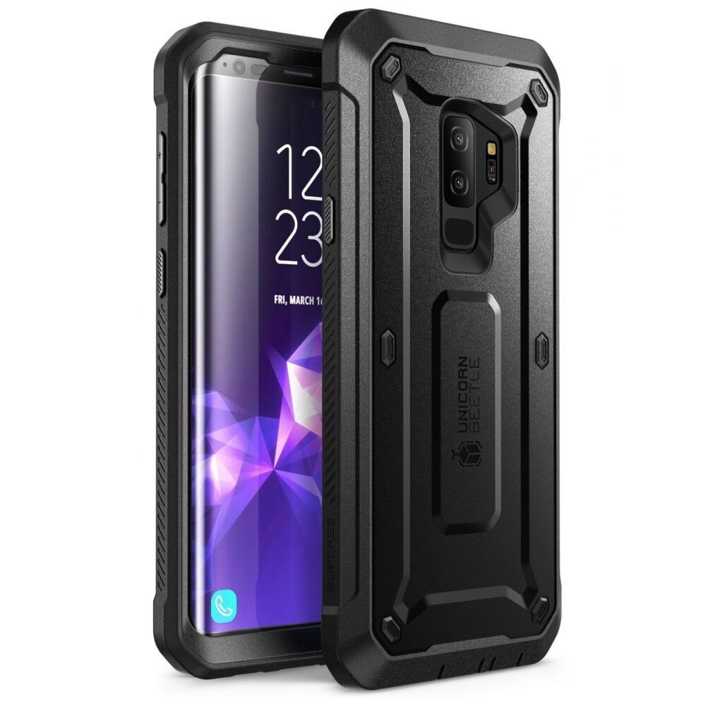 Husa de protectie Supcase Unicorn Beetle Pro pentru Samsung Galaxy S9 Plus, Negru