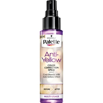 Spray colorant corector Palette Anti-Yellow cu efect anti-imbatranire, 100 ml Spray colorant corector Palette Anti-Yellow cu efect anti-imbatranire, 100 ml