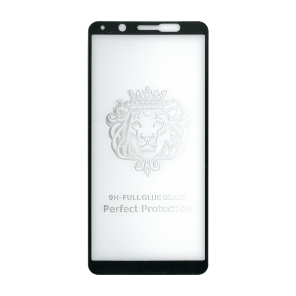 Folie sticla full size cu adeziv pe toata suprafata, EuroCELL, pentru VIVO V7, negru