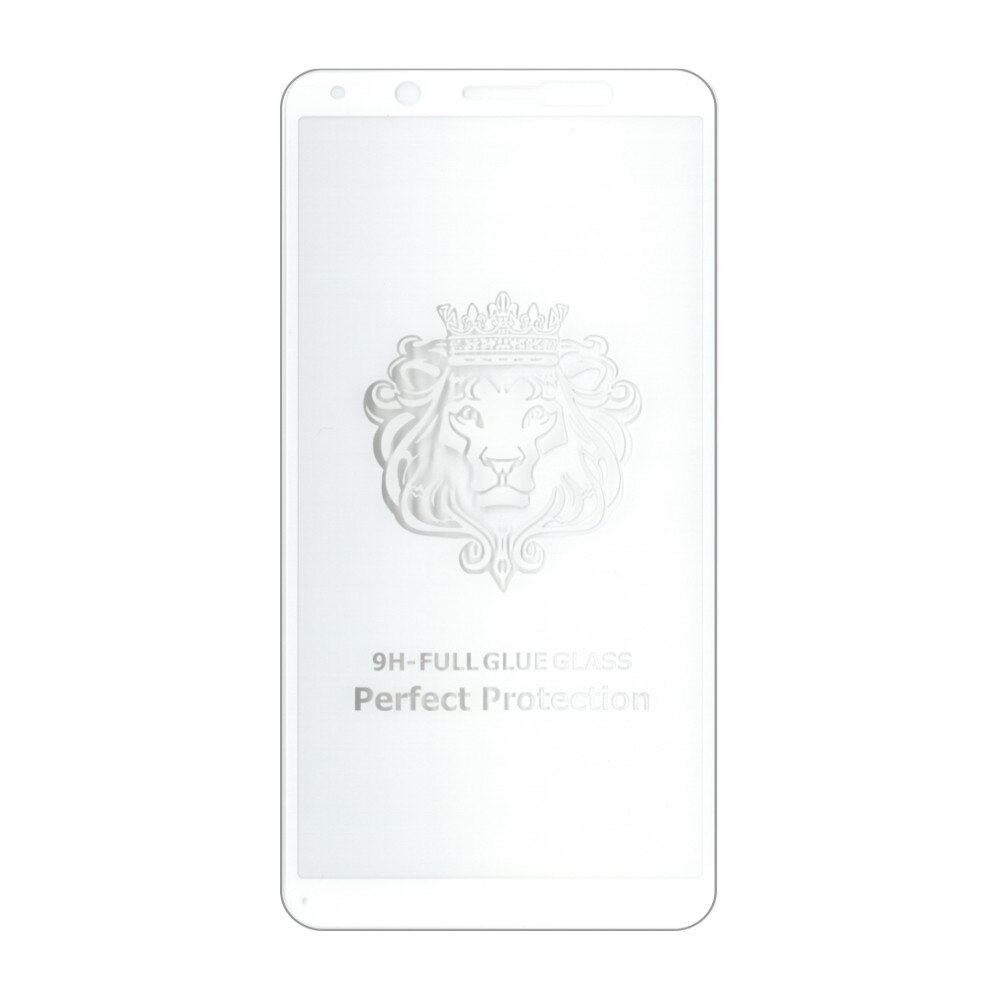 Folie sticla full size cu adeziv pe toata suprafata, EuroCELL, pentru VIVO V7, alb