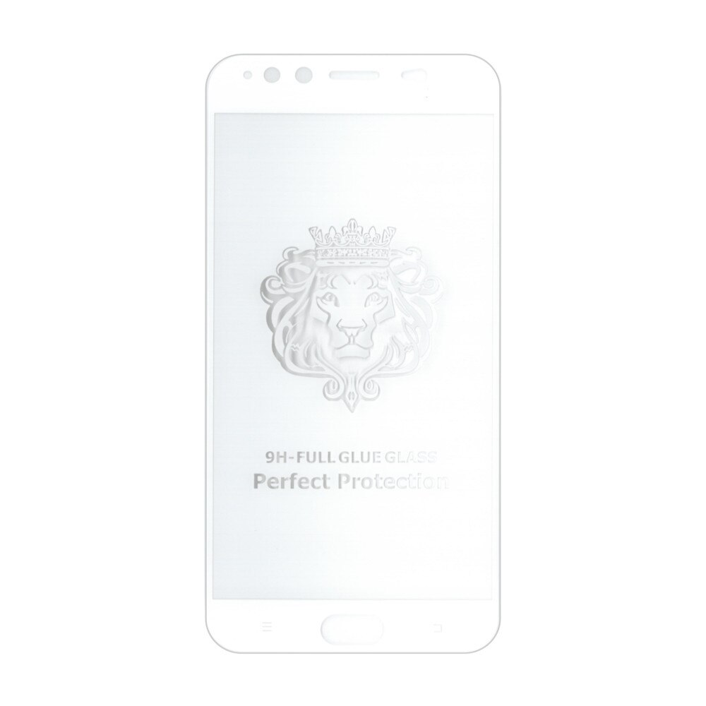 Folie sticla full size cu adeziv pe toata suprafata, EuroCELL, pentru VIVO X9 Plus, alb