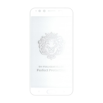 Folie sticla full size cu adeziv pe toata suprafata, EuroCELL, pentru VIVO X9 Plus, alb Folie sticla full size cu adeziv pe toata suprafata, EuroCELL, pentru VIVO X9 Plus, alb