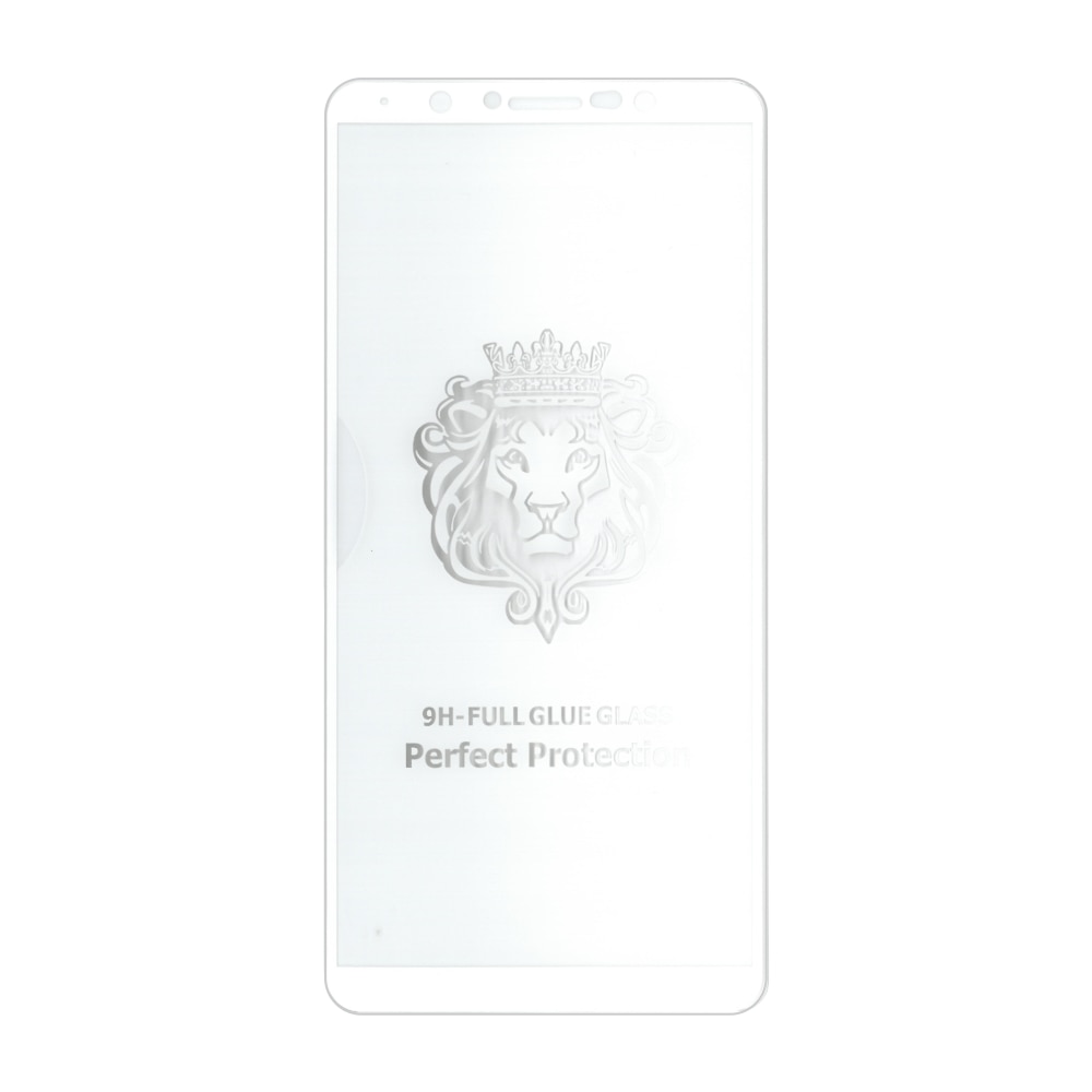 Folie sticla full size cu adeziv pe toata suprafata, EuroCELL, pentru VIVO X20 Plus, Alb