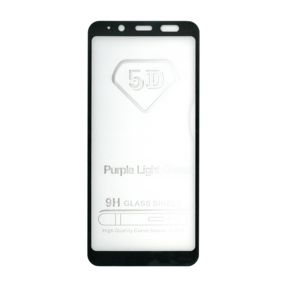 Folie sticla full size cu adeziv pe toata suprafata, EuroCELL, pentru Samsung Galaxy A6 2018, negru