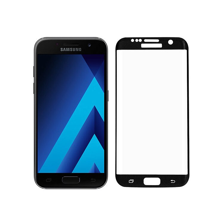 Folie sticla 3D, Full screen, Samsung Galaxy J4 2018, ecran complet, Negru