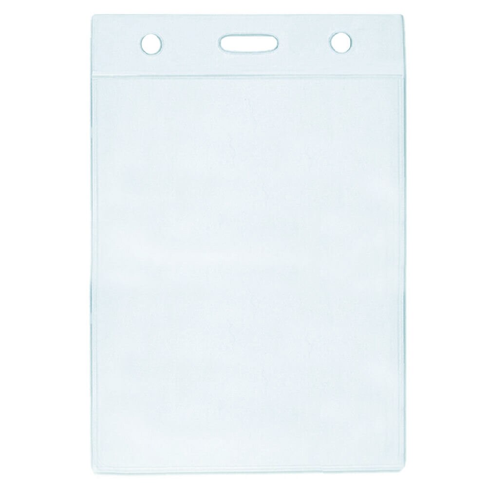 Ecusoane verticale, EvOffice, exterior 82x126mm, interior 110x78mm, plastic transparent , rigid , cristal