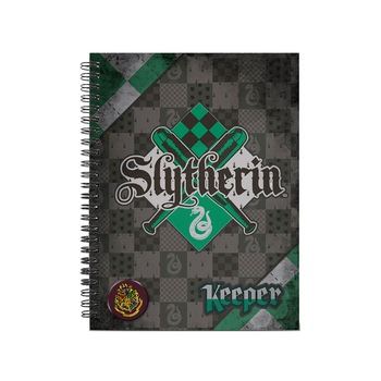 Caiet Harry Potter - Slytherin A5 Quidditch Caiet Harry Potter - Slytherin A5 Quidditch