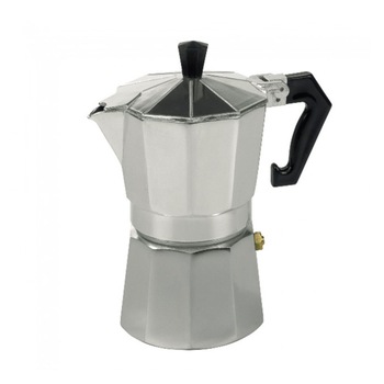 Espressor pentru aragaz, Bredemeijer, Capacitate 3 cesti, 0,3 L, Argintiu/Negru Espressor pentru aragaz, Bredemeijer, Capacitate 3 cesti, 0,3 L, Argintiu/Negru