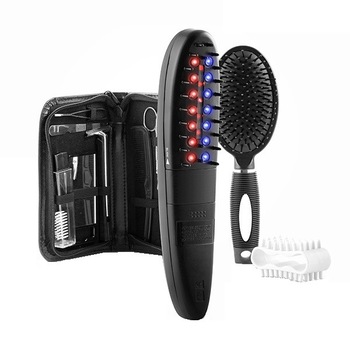 Set perie impotriva caderii parului cu accesorii, InnovaGoods Wellness Care, 12 piese Set perie impotriva caderii parului cu accesorii, InnovaGoods Wellness Care, 12 piese