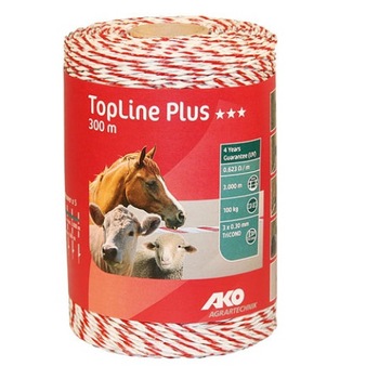 Fir gard electric TRICOND TOPLINE PLUS alb/rosu 300m Fir gard electric TRICOND TOPLINE PLUS alb/rosu 300m