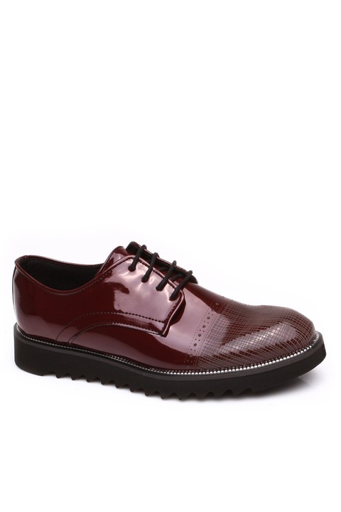 Мъжки обувки Oxford 244527, бордо, Размер 41