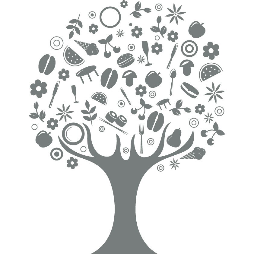 Copac culinar - Sticker Decorativ - Gri Metal - 119 x 154 cm