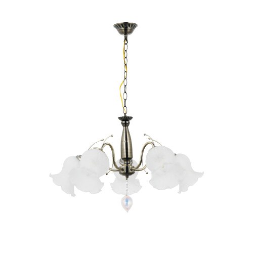 Candelabru Jane 5XE27, ERSTE,alama+alb