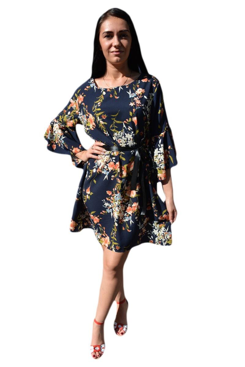 Rochie rafinata ,D&J Exlusive, Albastru marin