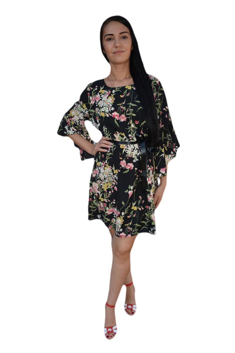 Rochie rafinata ,D&J Exlusive, negru-rosu