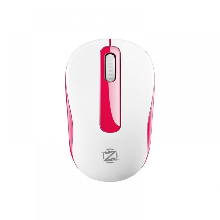 Мишка, ZornWee W550, Безжична, Бял/Розов - 640