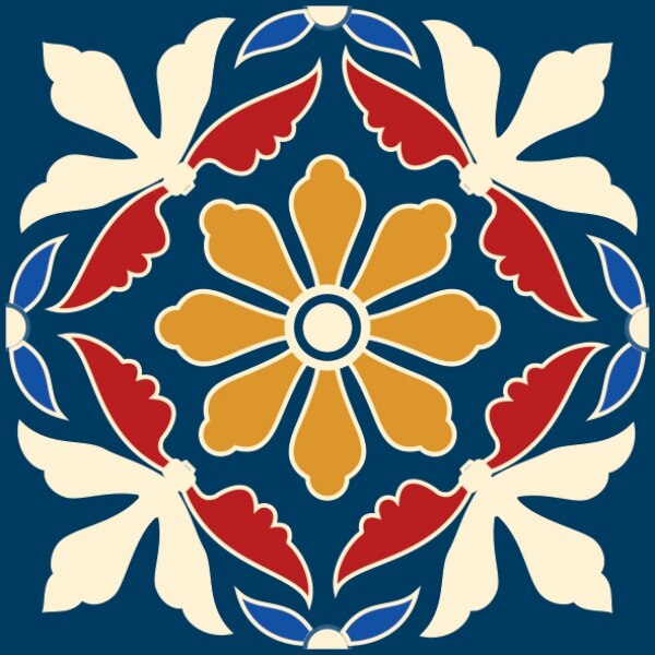 Set stickere autocolante faianta decorativa 15cm x 15cm model multicolor decorativ 1