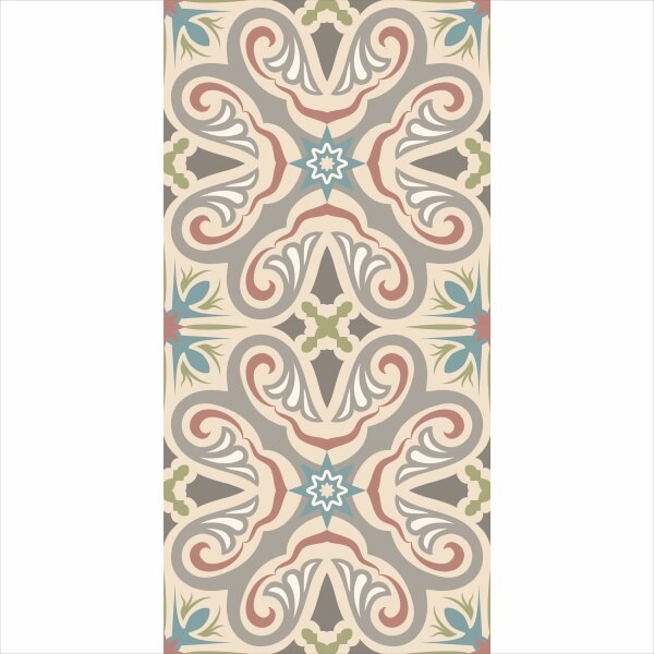 Set stickere autocolante faianta decorativa 20cm x 40cm model decorativ multicolor 10