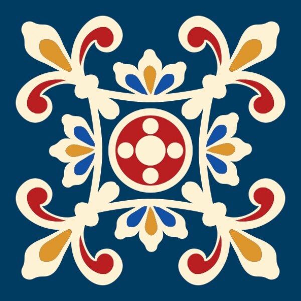 Set stickere autocolante faianta decorativa 20cm x 20cm model multicolor decorativ 2