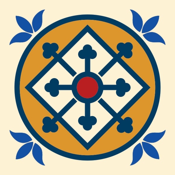 Set stickere autocolante faianta decorativa 20cm x 20cm model multicolor decorativ 15