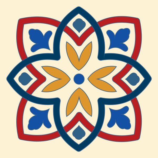 Set stickere autocolante faianta decorativa 20cm x 20cm model multicolor decorativ 14