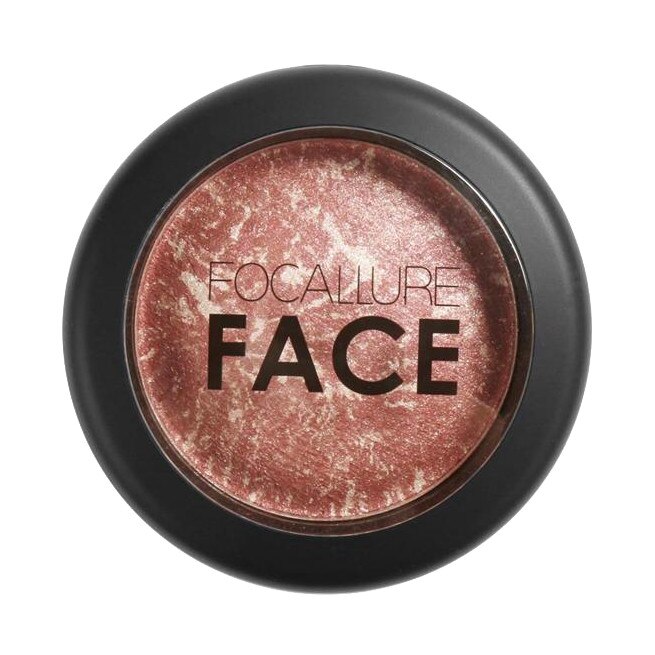 Fard de obraz Focallure Baked Blusher Have Coffee with Me cu efect iluminator FA176