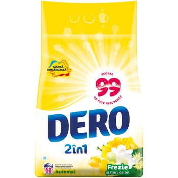 Detergent automat Dero 2in1 Fresie, 6 kg, 60 spalari Detergent automat Dero 2in1 Fresie, 6 kg, 60 spalari