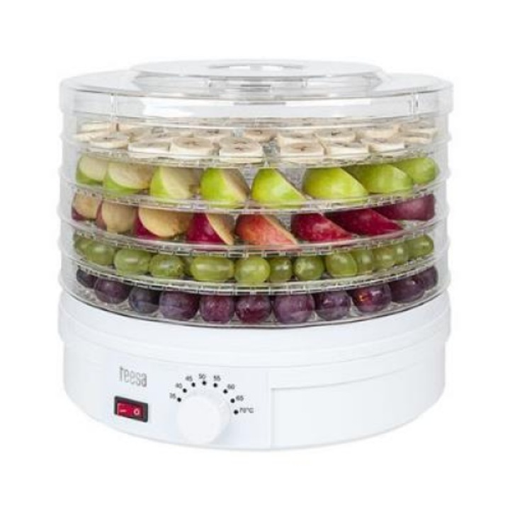 Aparat de deshidratat si uscat fructe si legume, Teesa, 250W