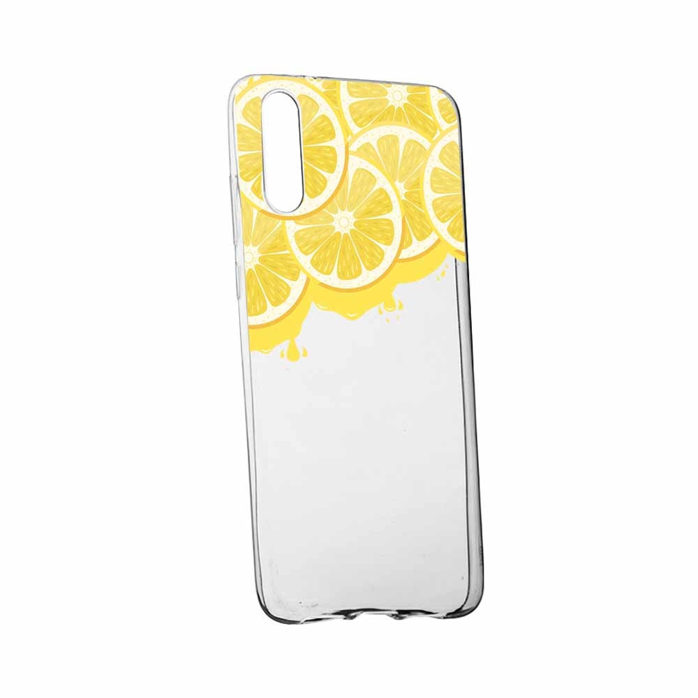 Husa pentru Samsung Galaxy A70, Lemon, 58, din silicon premium, rezistenta la uzura, anti-alunecare