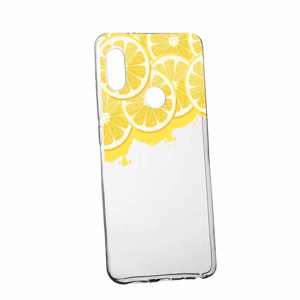 Husa pentru Xiaomi Mi A2 Lite / Redmi 6 Pro, Lemon, 58, din silicon premium, rezistenta la uzura, anti-alunecare