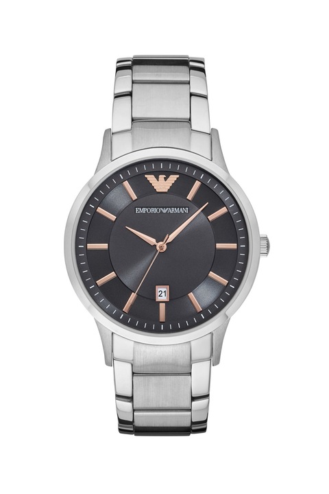 Emporio Armani, Ceas cu bratara tip lant Renato, Argintiu