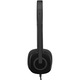 Слушалки Logitech H151, Микрофон, Черни