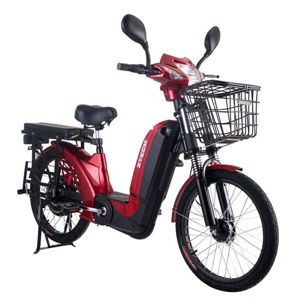 Sermon profile Banyan Bicicleta electrica Z-Tech ZT 10, 250 W, autonomie 40 km, portbagaj  extensibil, Rosu - eMAG.ro