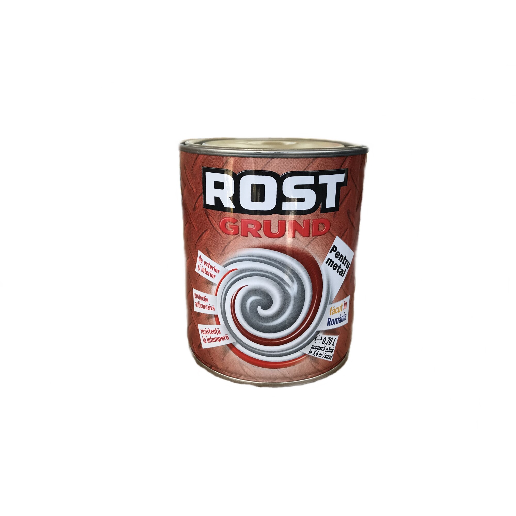 Grund pentru metal Rost, rosu oxid, 0.7l