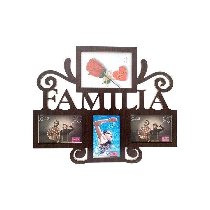 Rama colaj, text Familia 46x35 cm, 596C