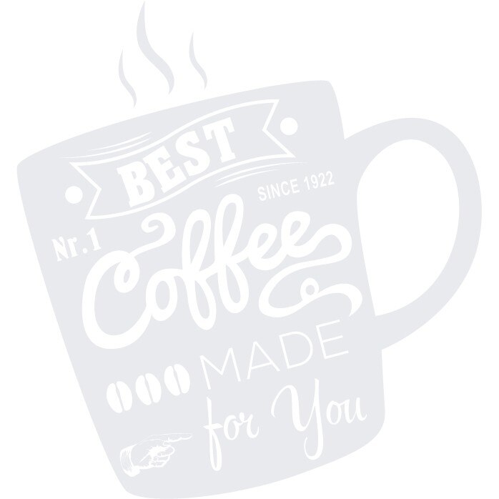 Best Coffee - Sticker Decorativ - Alb polar - 89 x 95 cm