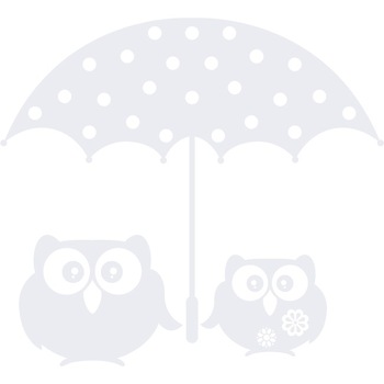 Bufnite sub umbrela - Sticker Decorativ - Alb polar - 98 x 89 cm Bufnite sub umbrela - Sticker Decorativ - Alb polar - 98 x 89 cm