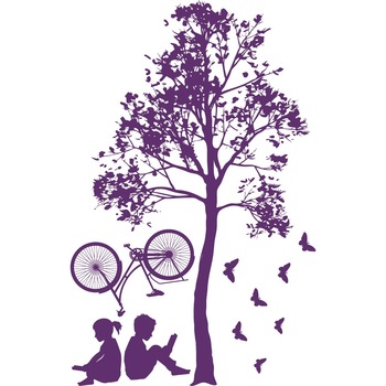 Odihna la umbra copacului - Sticker Decorativ - Indigo - 119 x 180 cm Odihna la umbra copacului - Sticker Decorativ - Indigo - 119 x 180 cm