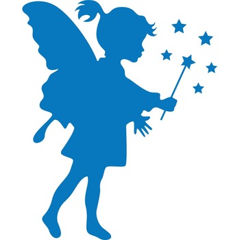 Zana magica - Sticker Decorativ - Albastru - 89 x 111 cm Zana magica - Sticker Decorativ - Albastru - 89 x 111 cm