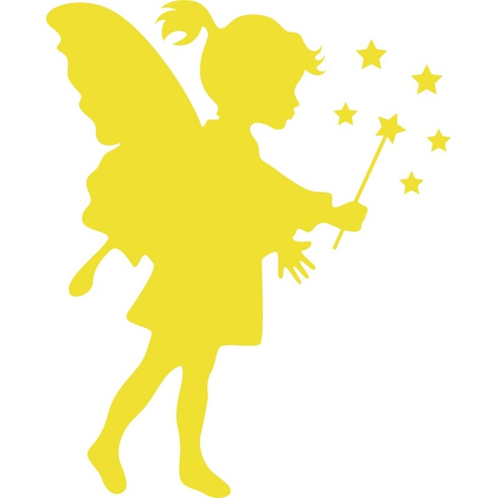 Zana magica - Sticker Decorativ - Lemon - 119 x 147 cm