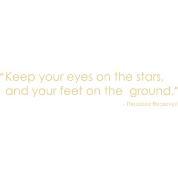 Keep your eyes on the stars - Sticker Decorativ - Bej - 135 x 26 cm Keep your eyes on the stars - Sticker Decorativ - Bej - 135 x 26 cm